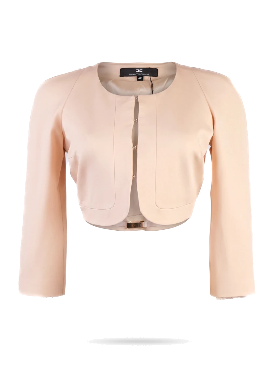 Elisabetta Franchi Pink Viscose Blazer — photo 1