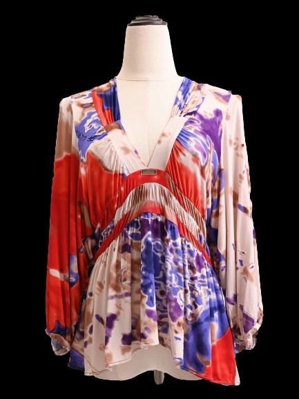 Paola Frani Polyester Blouse — 1
