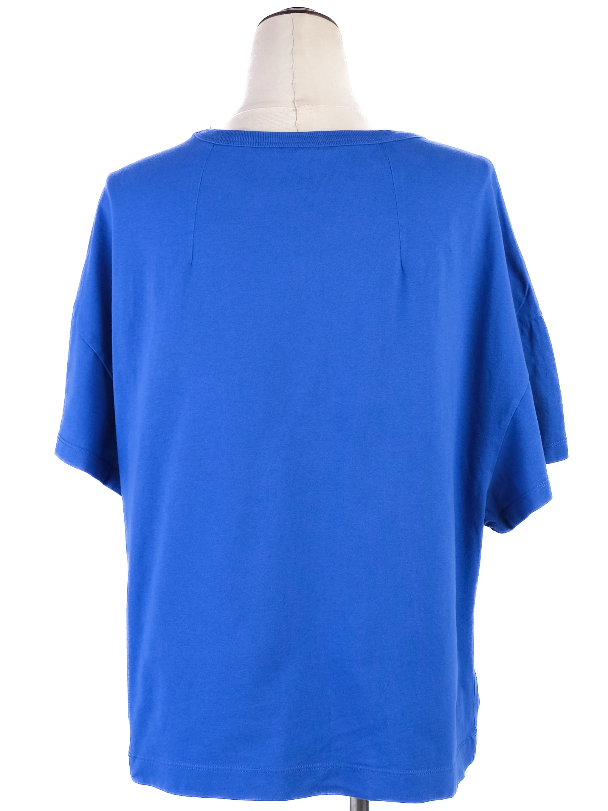 Dries Van Noten Blue Cotton T-Shirt — 3