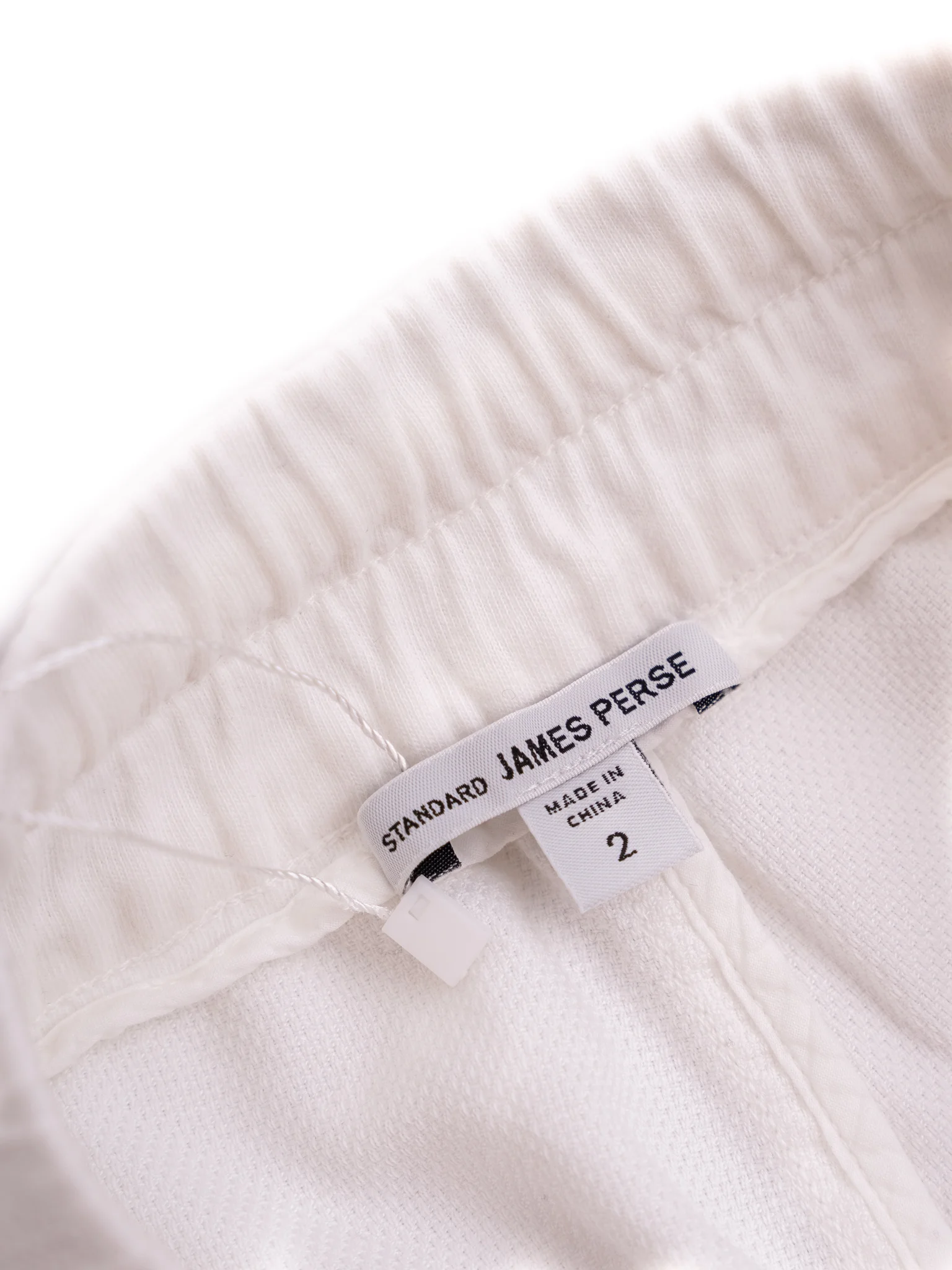 Standard James Perse White Cotton Trousers — 3