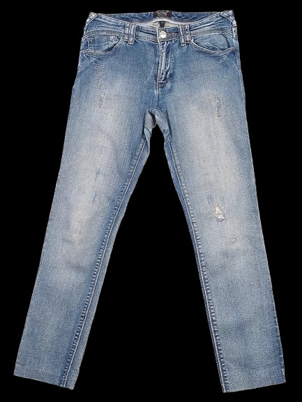 Armani Jeans Blue Cotton Straight Jeans — 1
