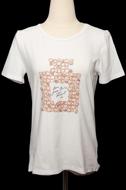 Karl Lagerfeld White Cotton T-Shirt — 1