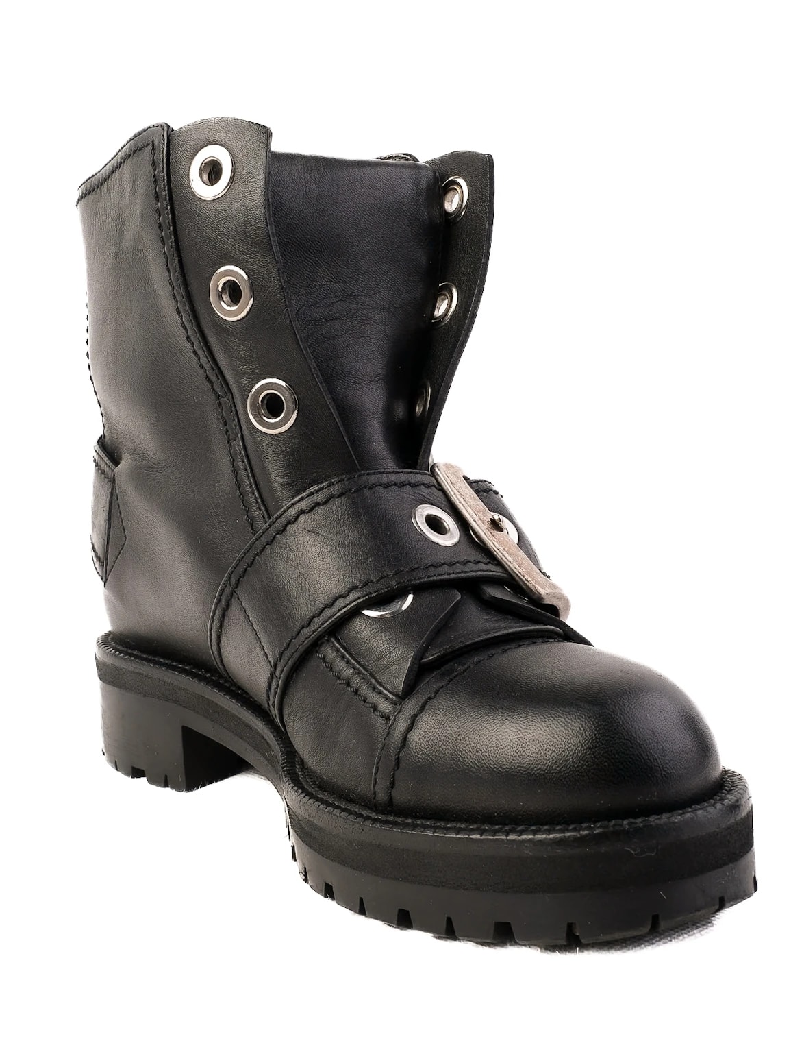 Alexander McQueen Black Leather Boots — 2
