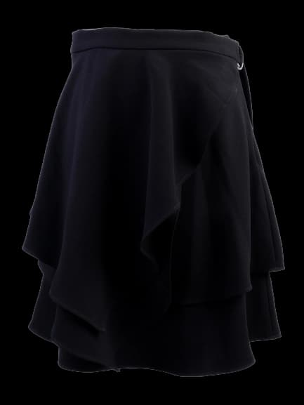 Iro Black Polyester A-Line Skirt — photo 1