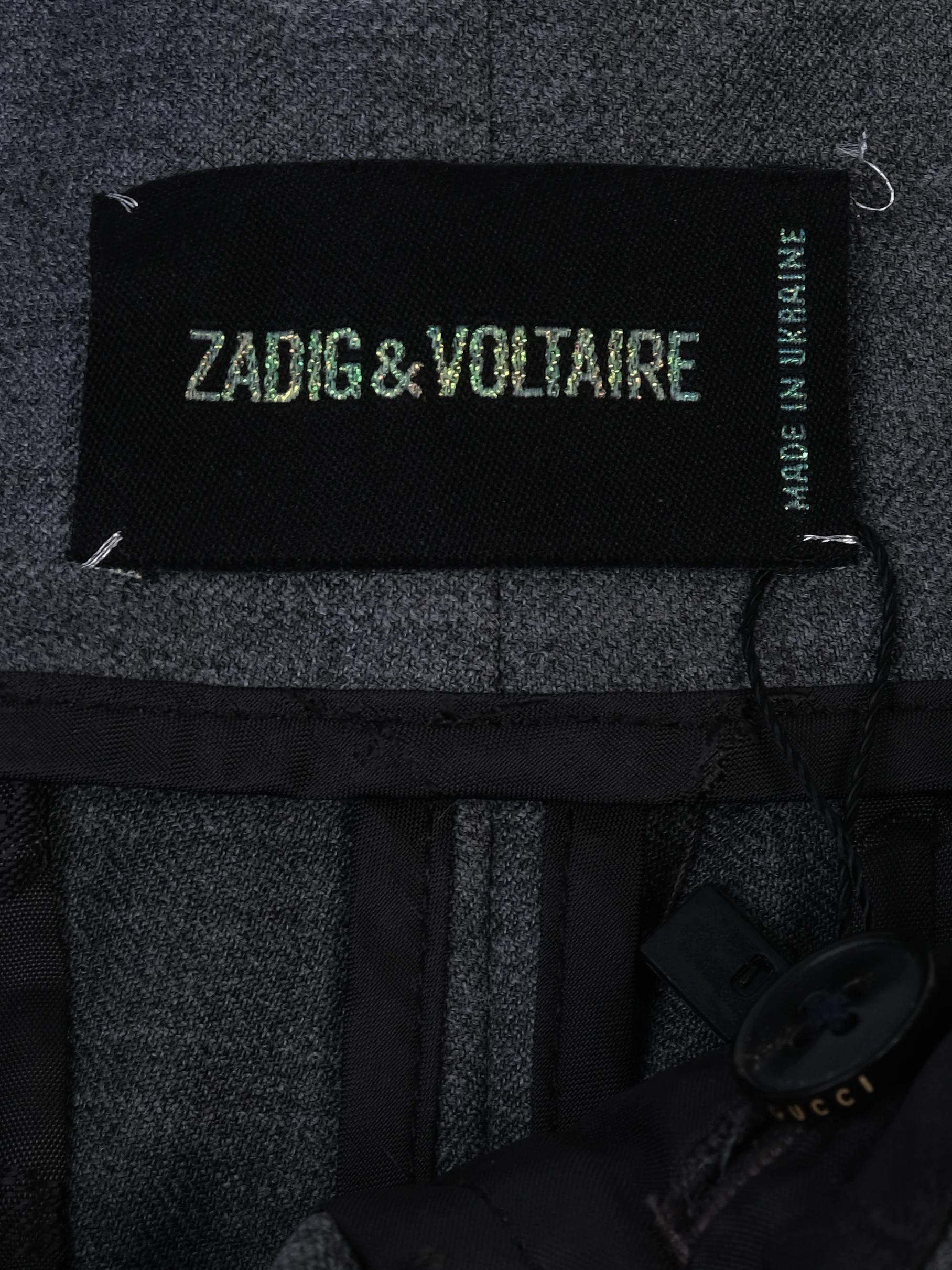 Zadig&Voltaire Gray Polyester Trousers — 2