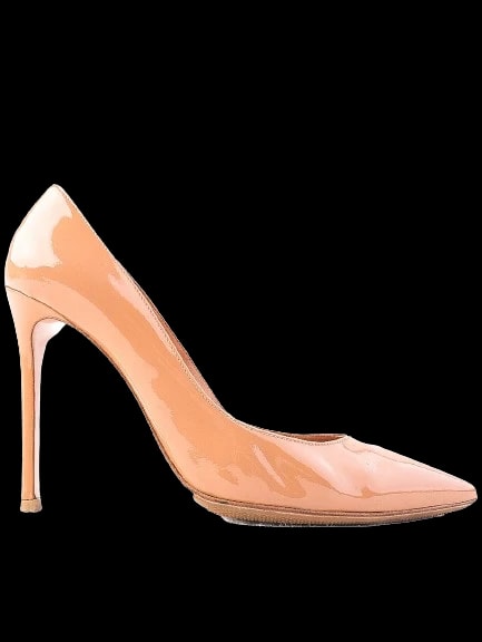 Gianvito Rossi Orange Leather Pumps — 1