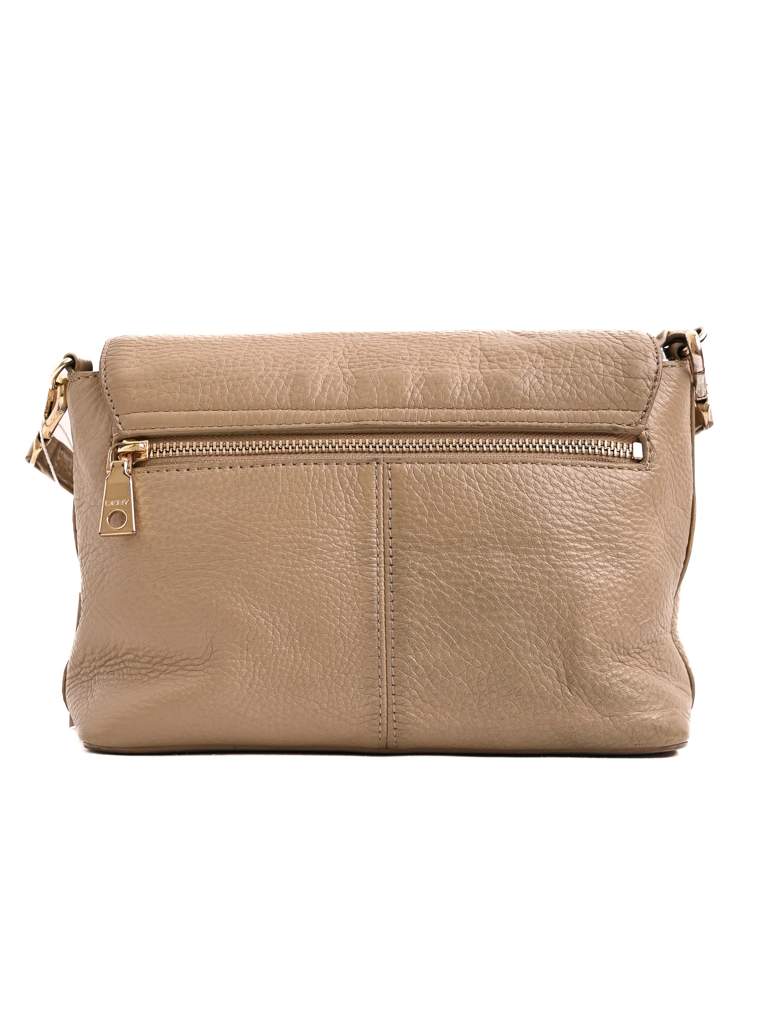 DKNY Gray Leather Everyday Bag — 3