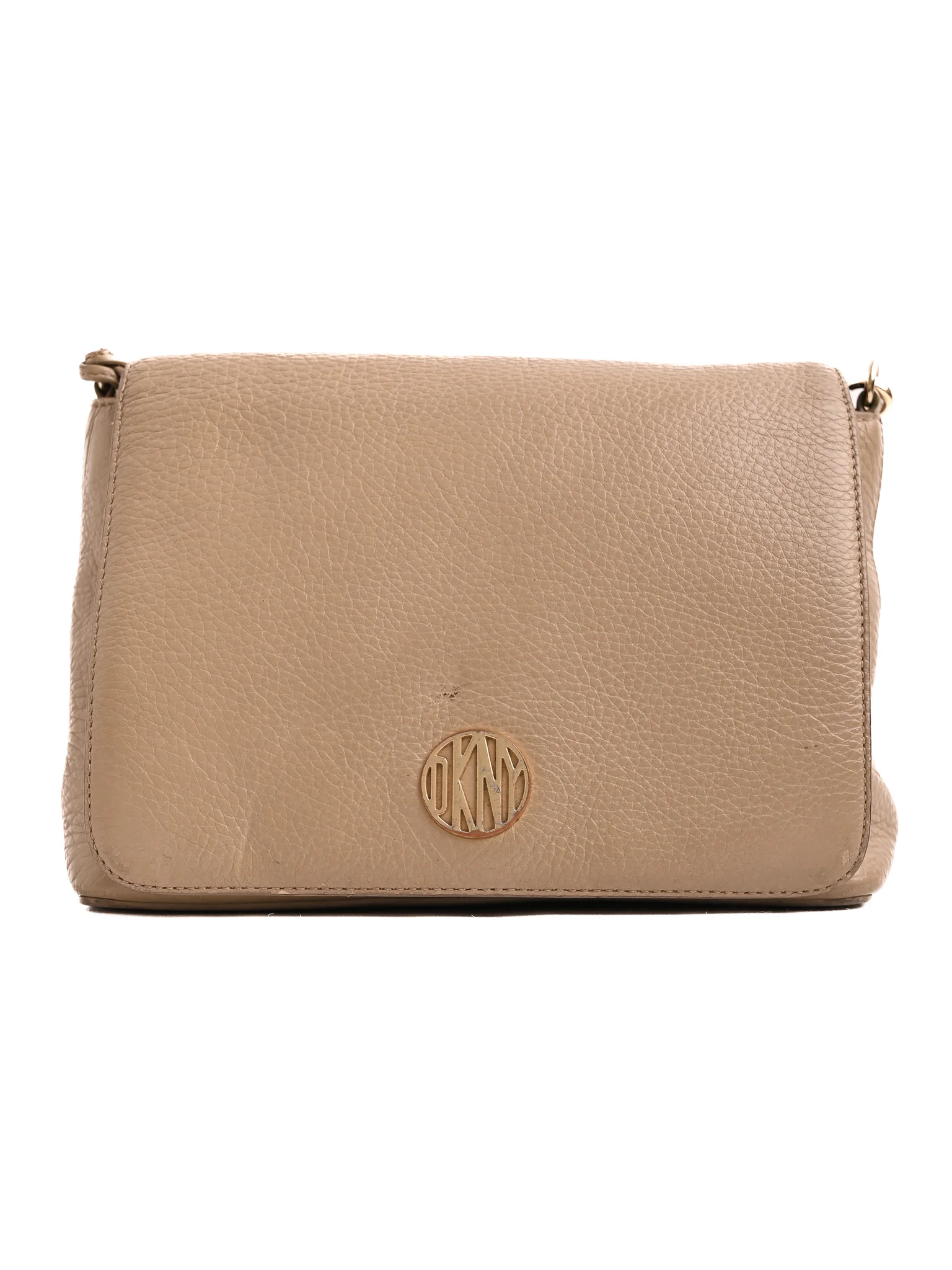 DKNY Gray Leather Everyday Bag — 2