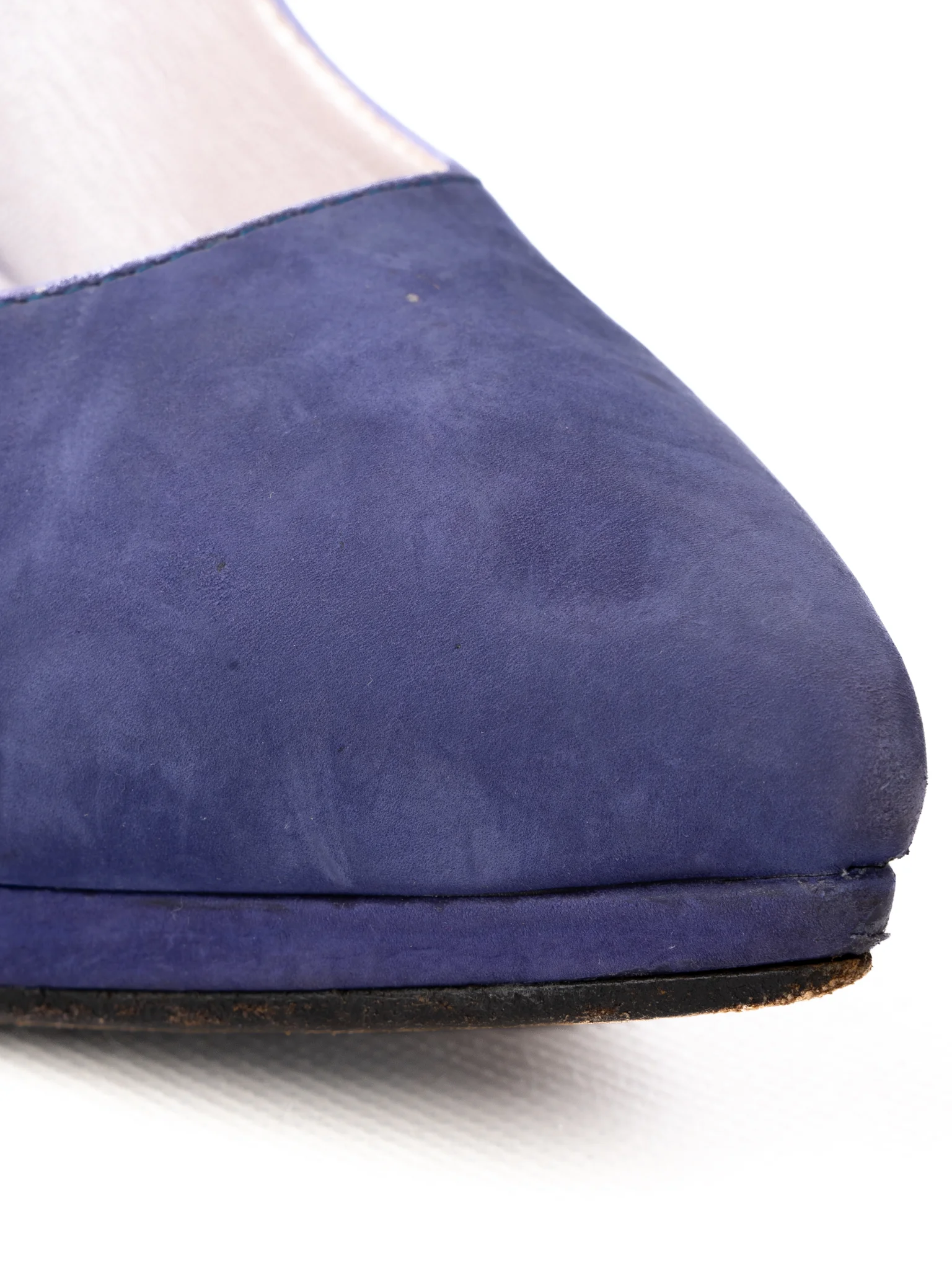 Versace Purple Leather High Heel Pumps — 3