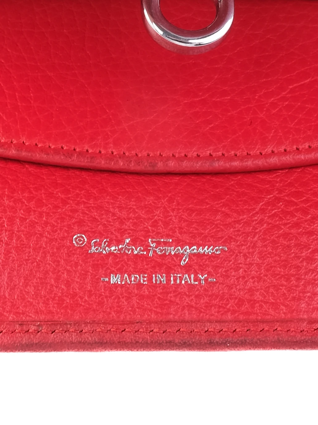 Salvatore Ferragamo Red Leather Wallet — 2