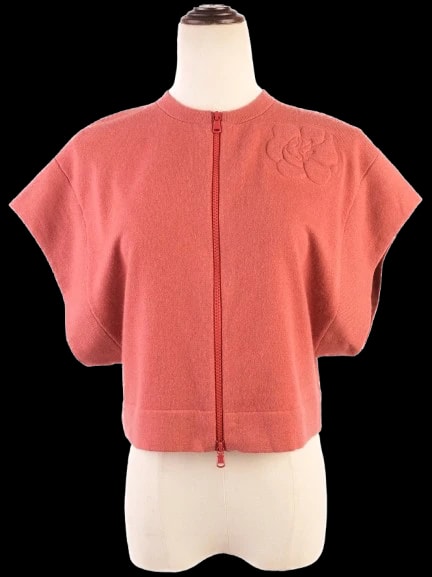 Brunello Cucinelli Orange Cashmere Cardigan — 2