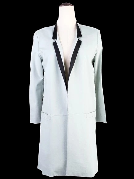 Massimo Rebechi Blue Viscose Blazer — 1