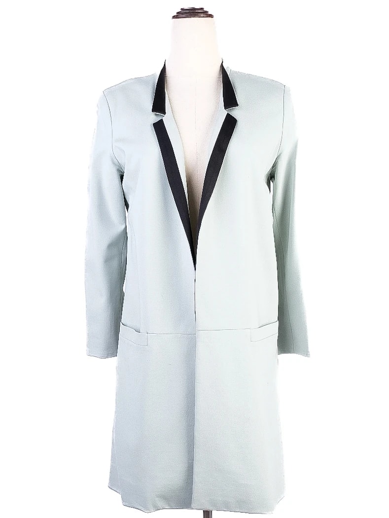Massimo Rebechi Blue Viscose Blazer — 2