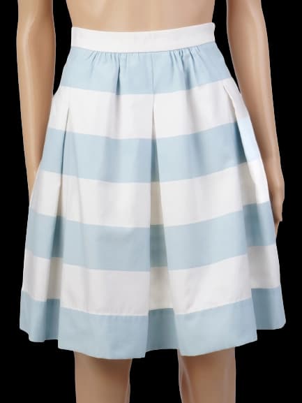 Moschino Blue Cotton A-Line Skirt — photo 1
