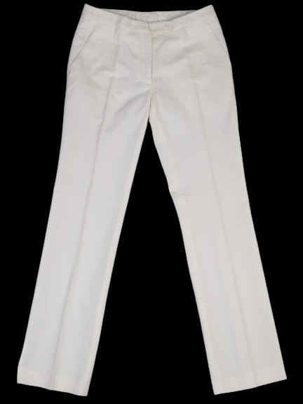 Veronique Branquinho White Cotton Trousers — 2