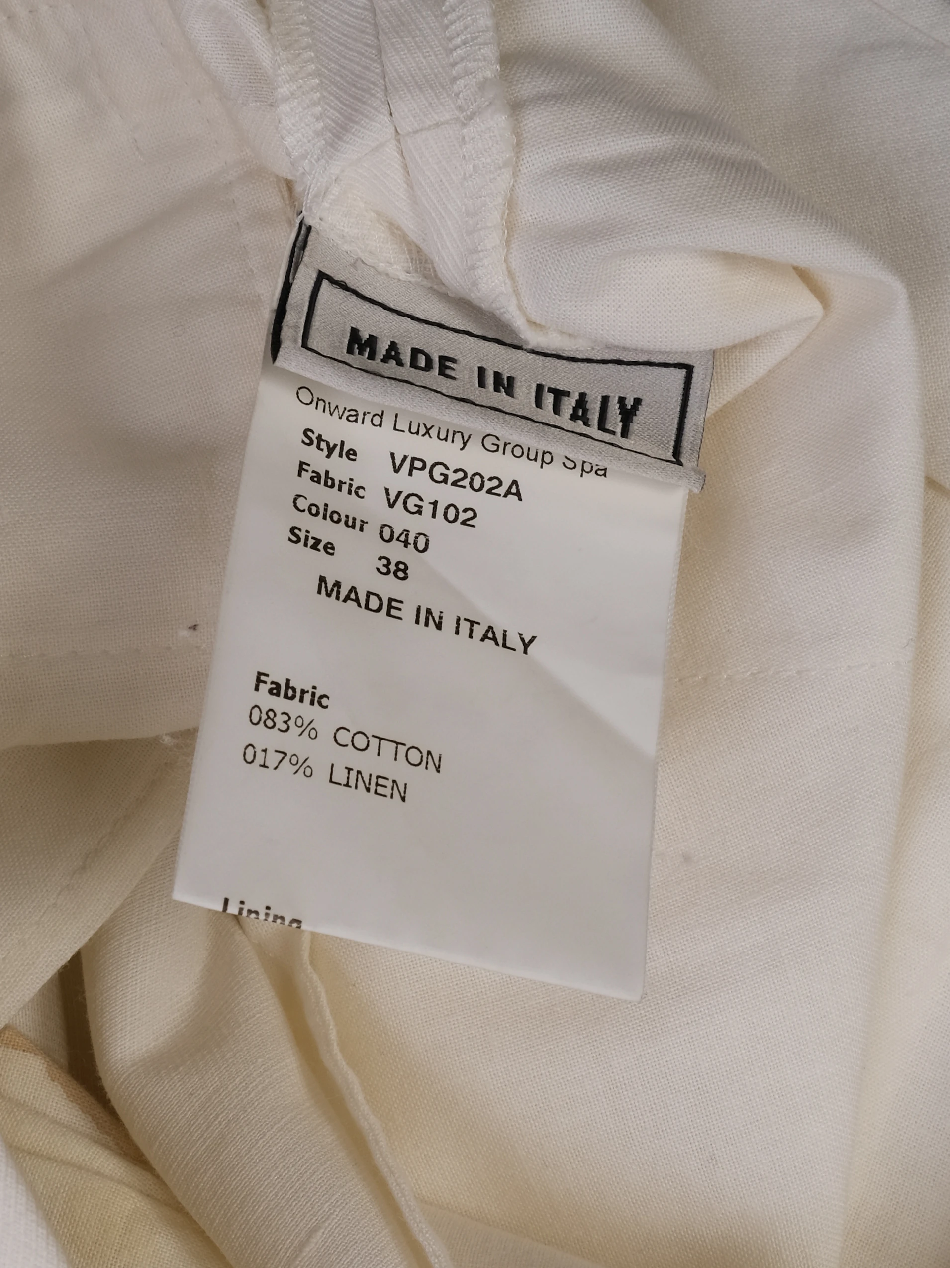 Veronique Branquinho White Cotton Trousers — 3