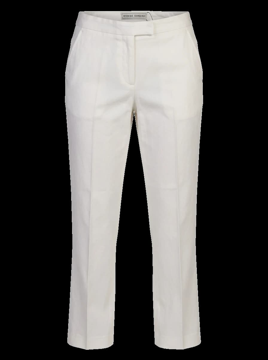 Veronique Branquinho White Cotton Trousers — photo 1
