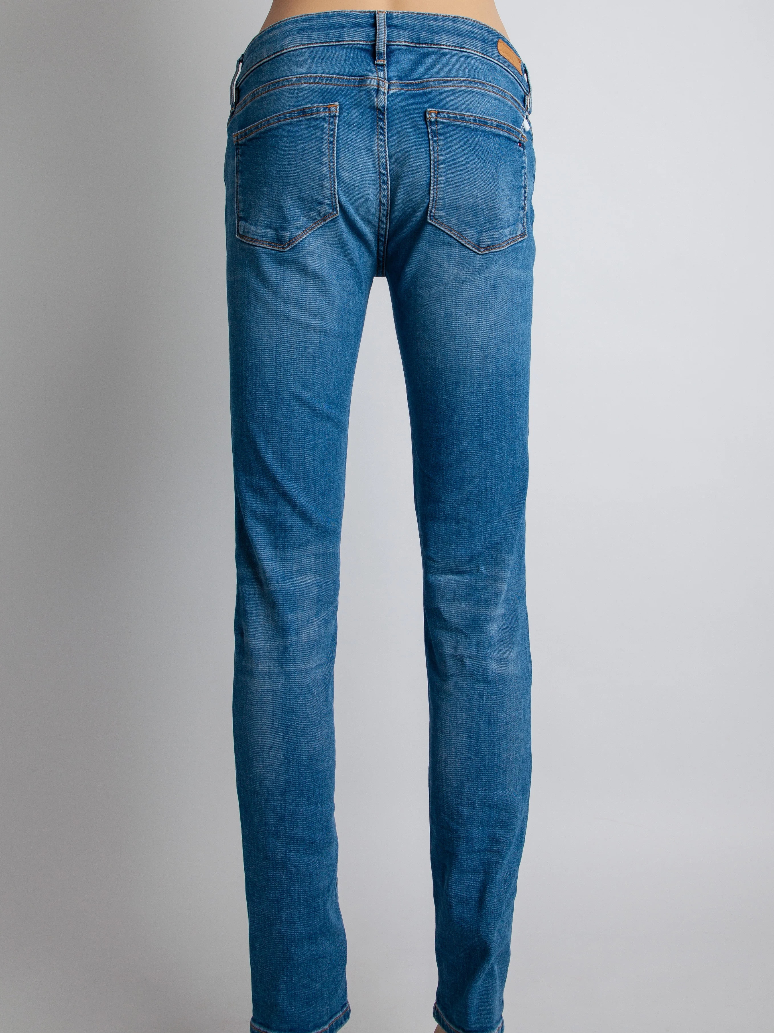 Tommy Hilfiger Blue Cotton Skinny Jeans — 3