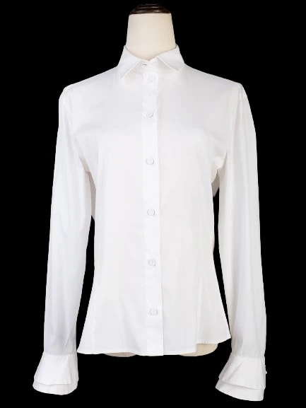 Emporio Armani White Cotton Shirt — 1