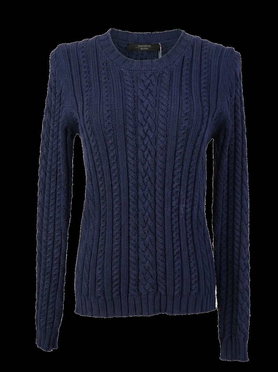 Weekend MaxMara Blue Wool Pullover — 1