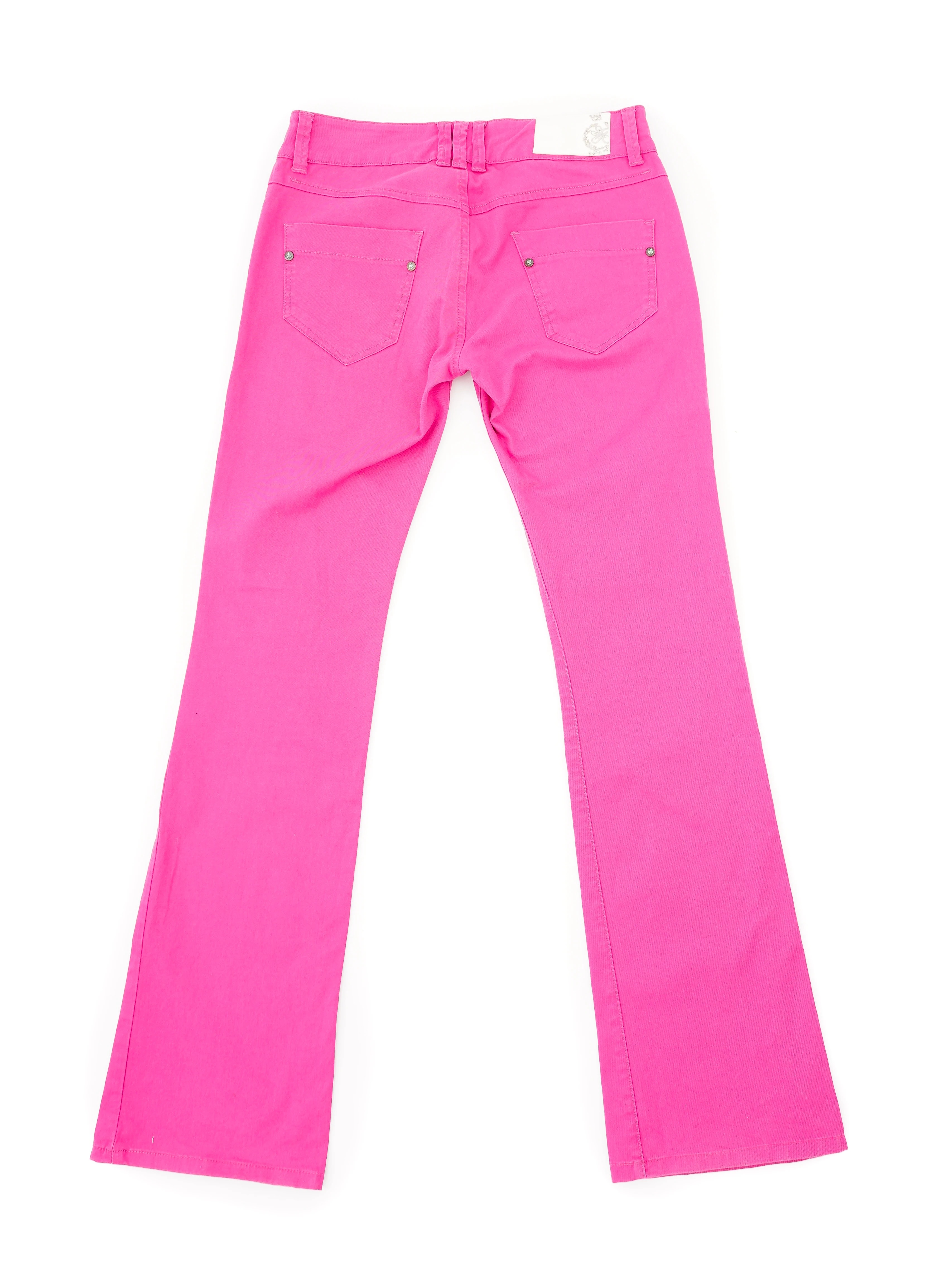 Pierre Cardin Pink Cotton Flare Jeans — 2