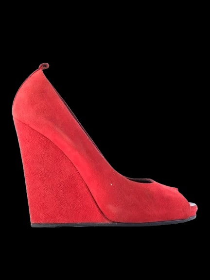 Giuseppe Zanotti Red Leather Sandals — 1