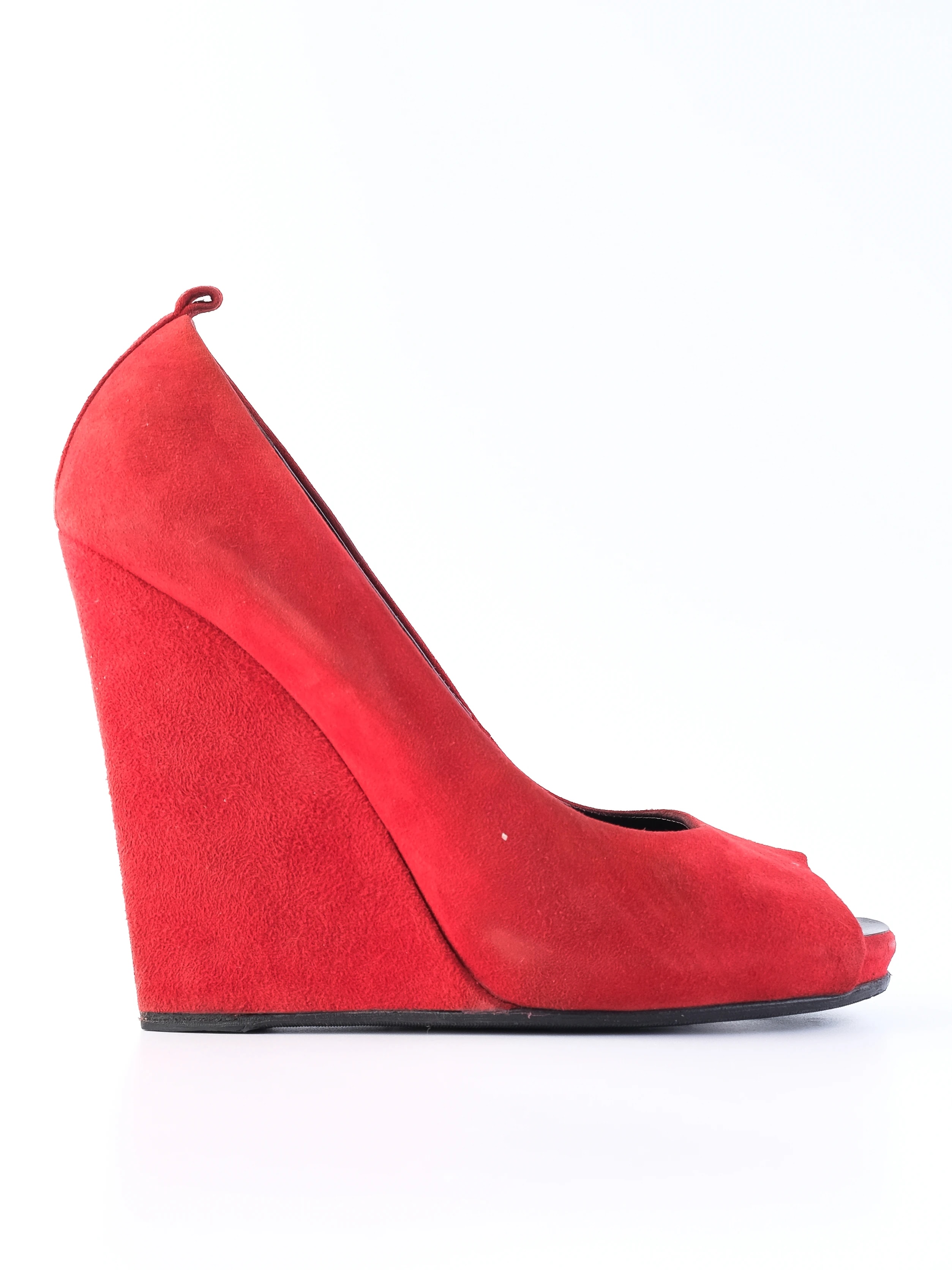 Giuseppe Zanotti Red Leather Sandals — 3