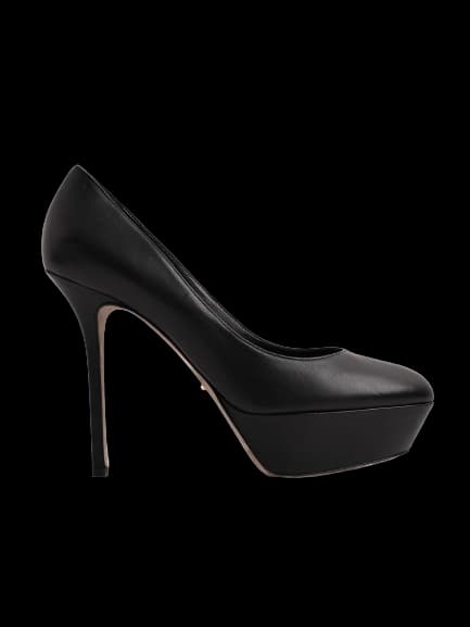 Sergio Rossi Black Leather High Heel Pumps — photo 1