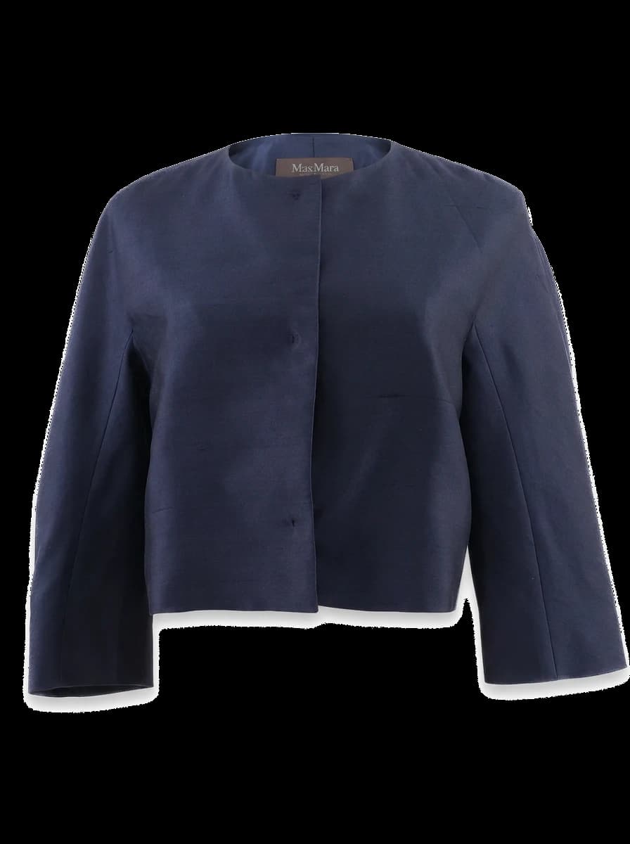 Max Mara Blue Silk Blazer — photo 1