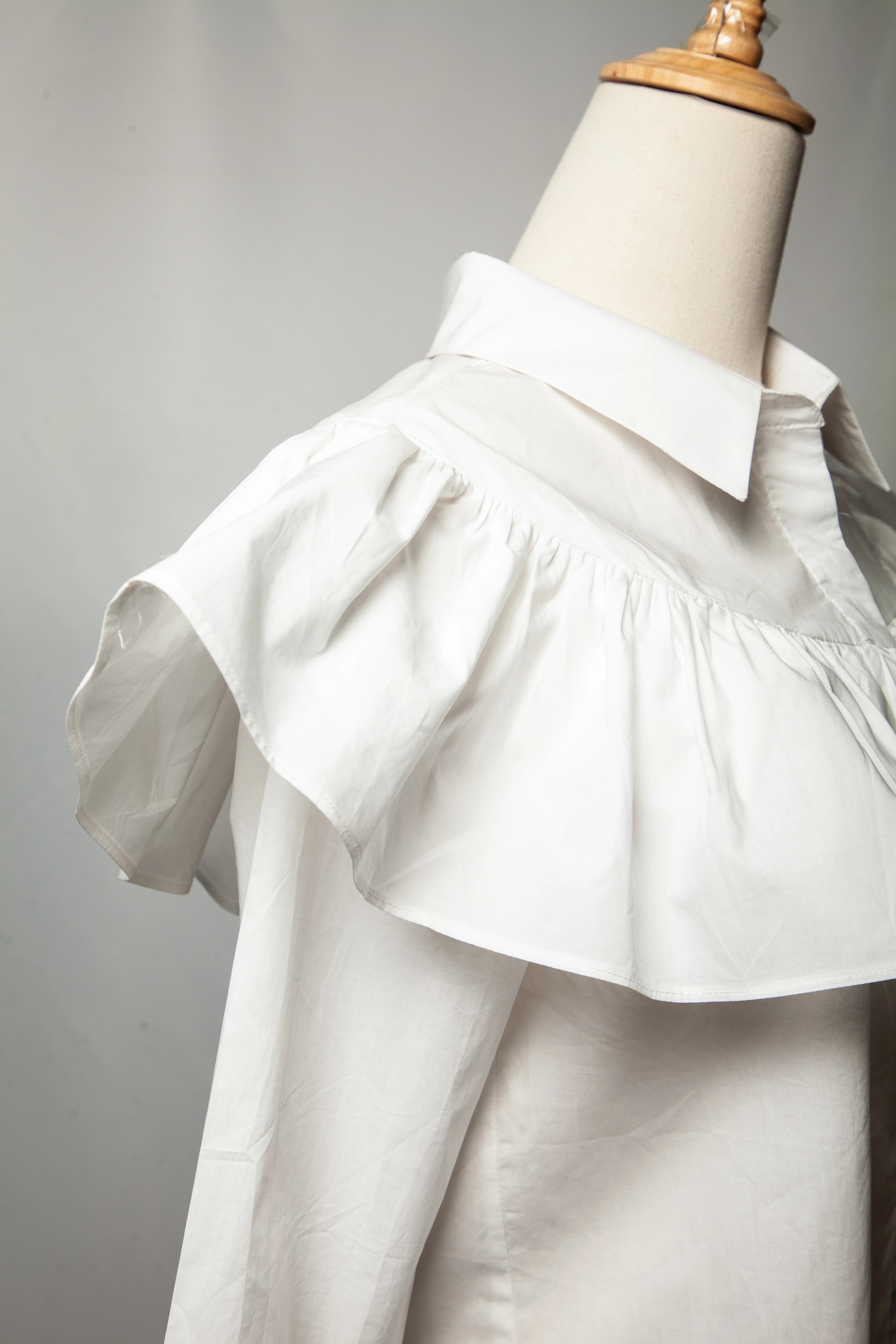 English Factory White Cotton Shirt — 3