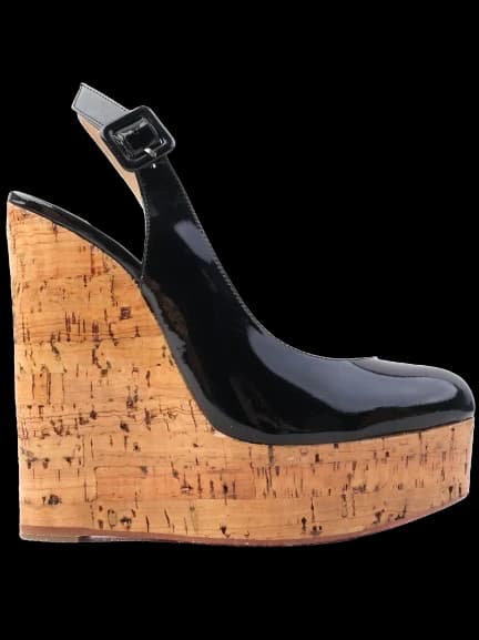 Christian Louboutin Black Leather Sandals — photo 1