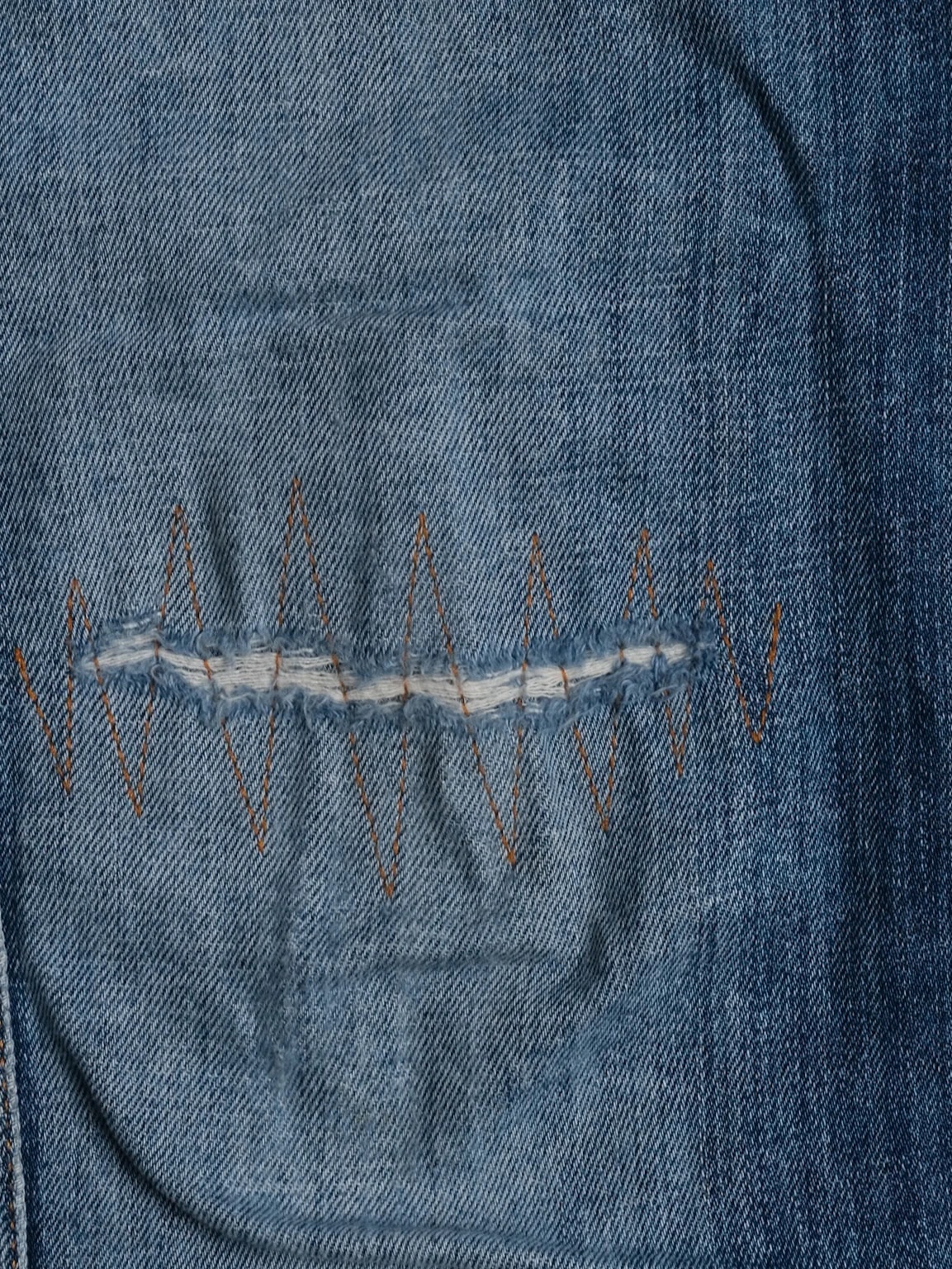 Armani Jeans Blue Cotton Mom Jeans — 3