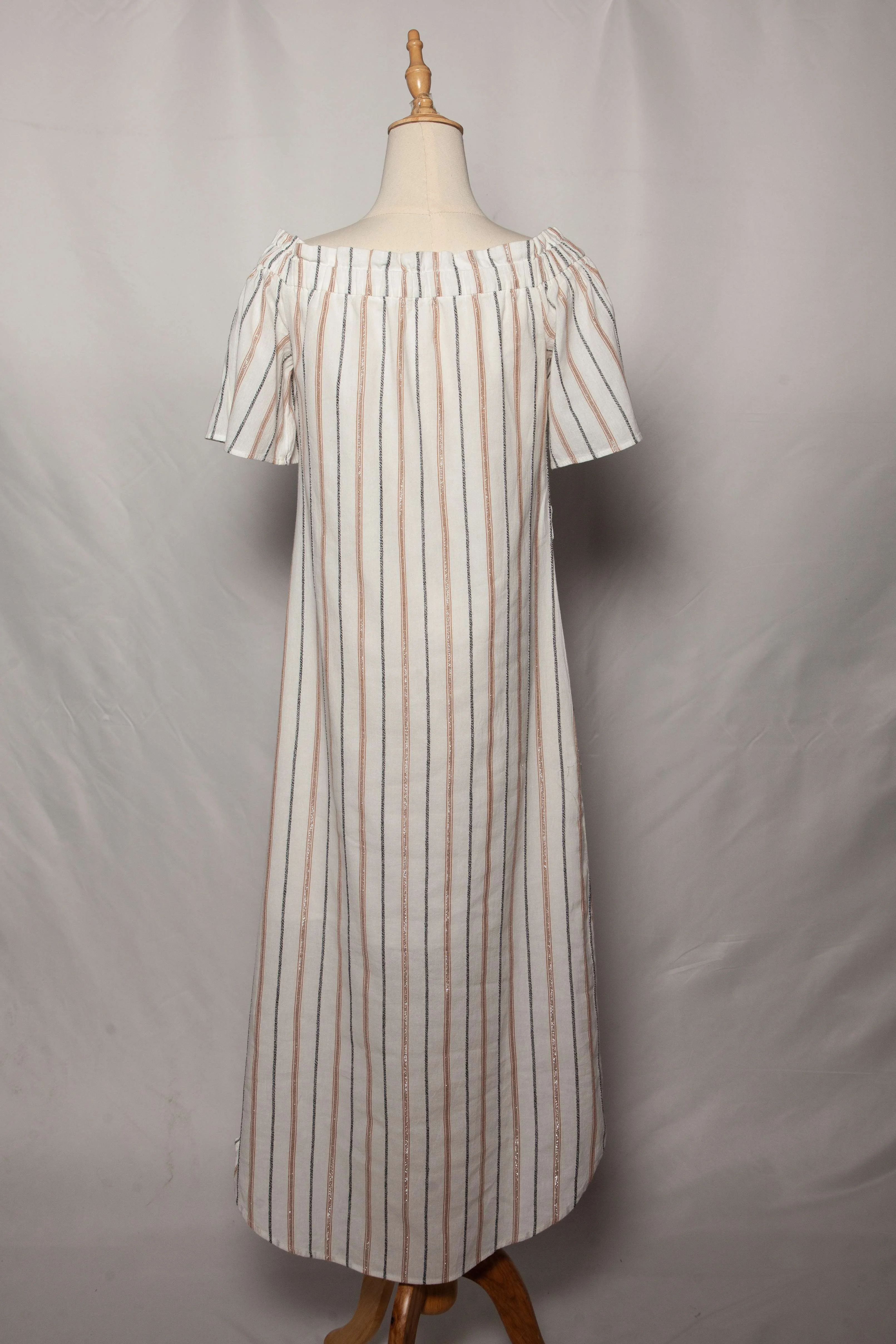BCBGMaxazria White Cotton Dress — 3