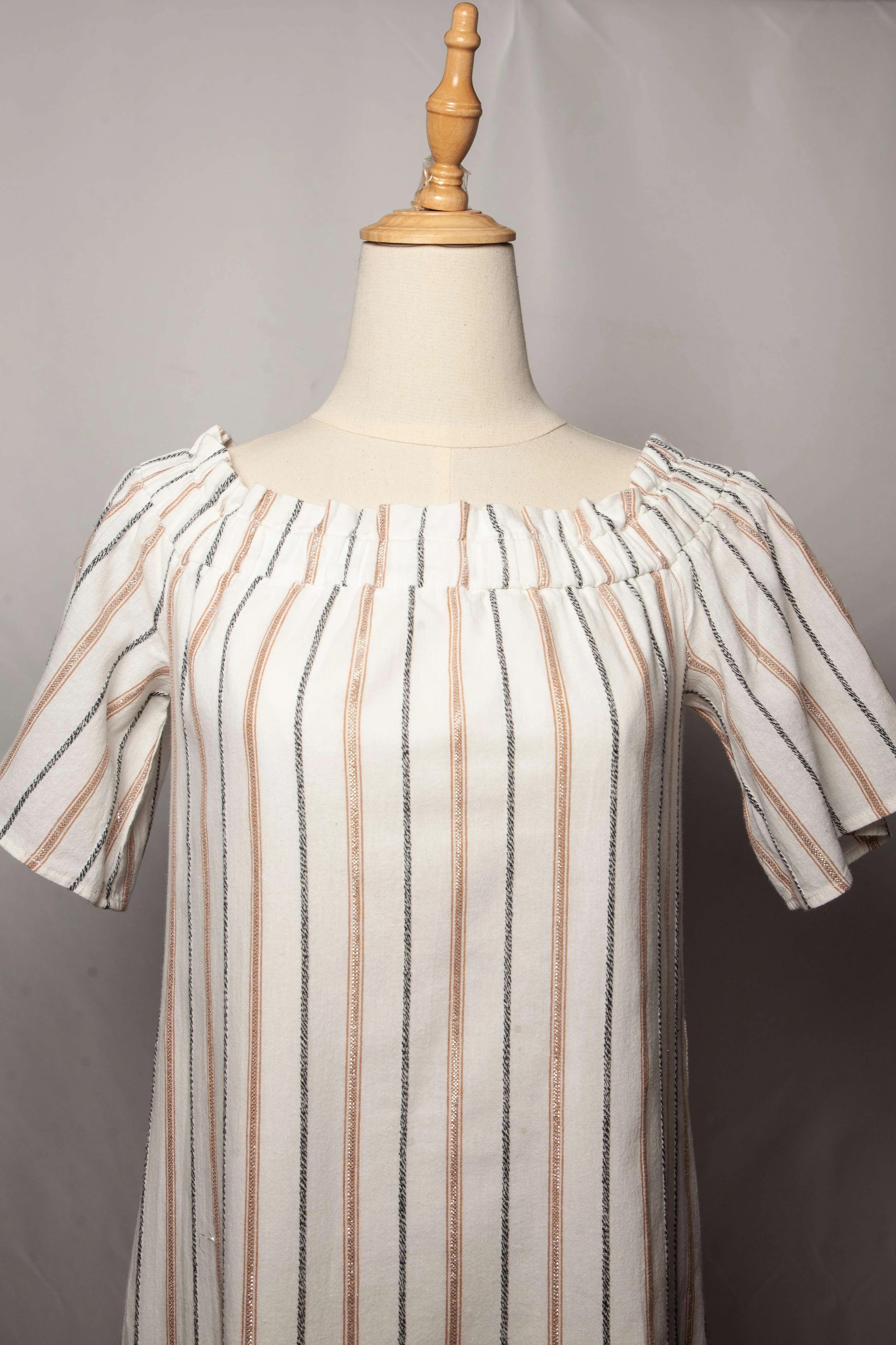 BCBGMaxazria White Cotton Dress — 2