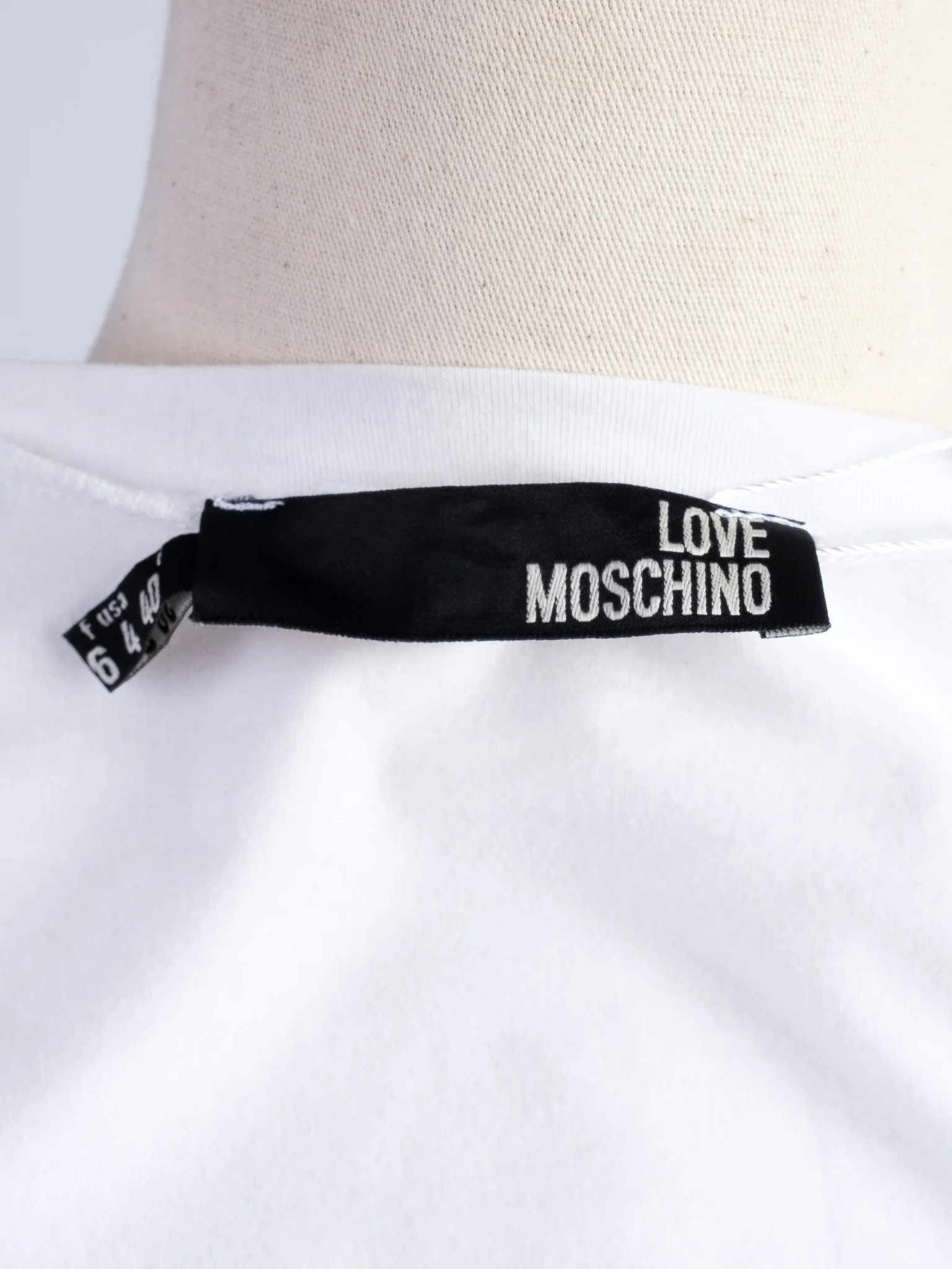 Moschino White Cotton Pullover — 3