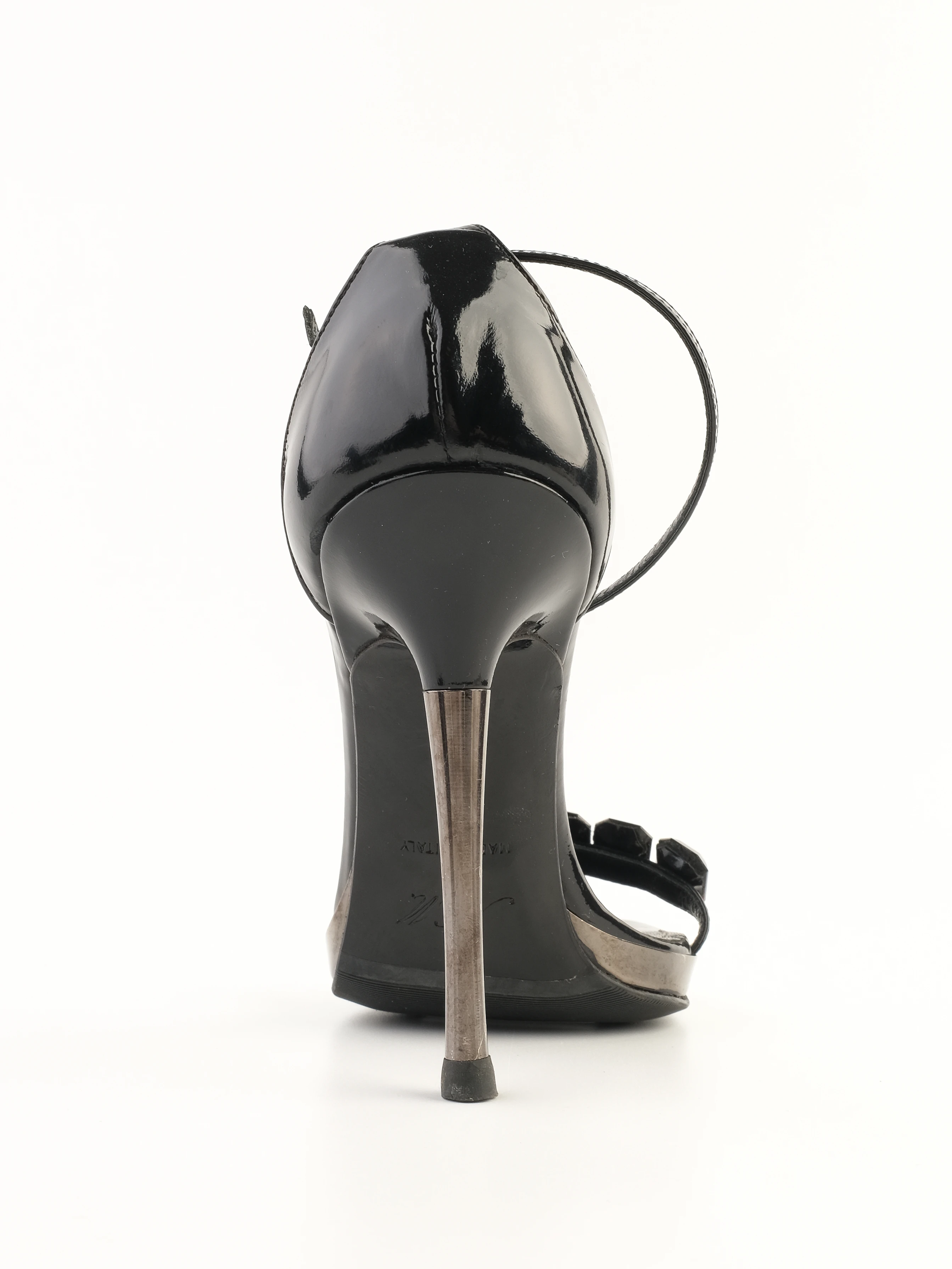 Nando Muzi Black Leather Sandals — 3