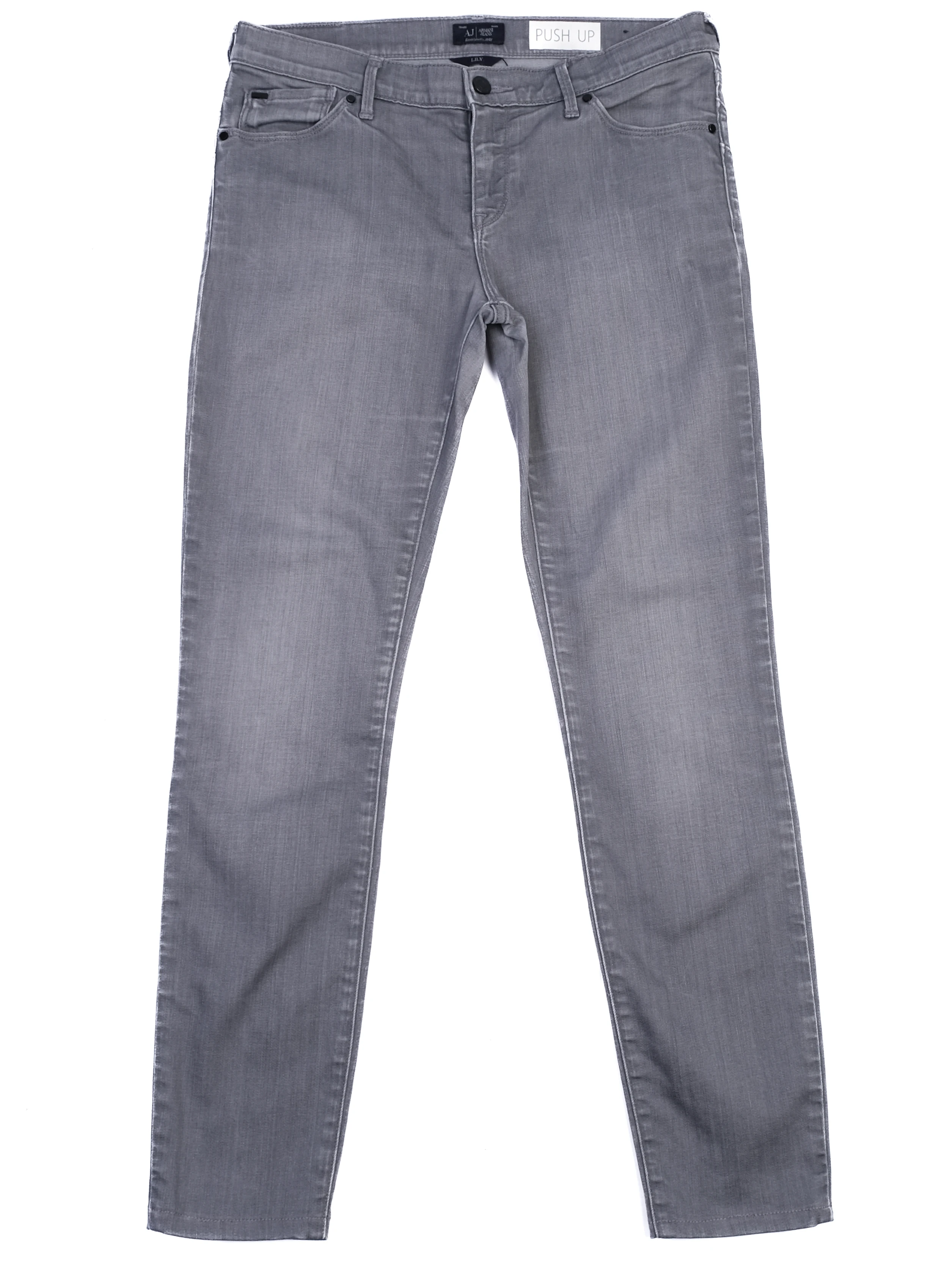 Armani Jeans Gray Cotton Mom Jeans — 3