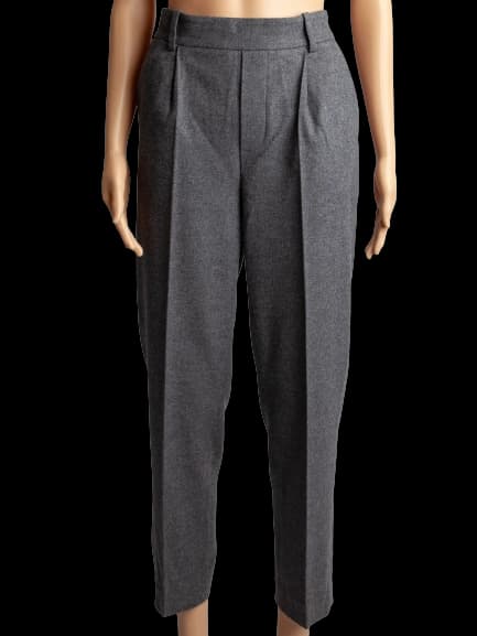Vince Gray Viscose Casual Trousers — photo 1