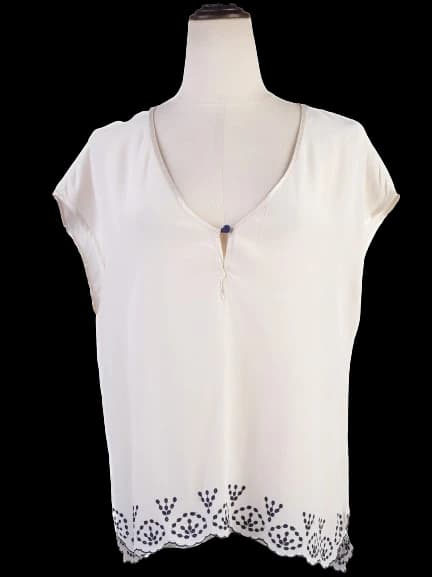 Zadig&Voltaire White Silk Top — photo 1