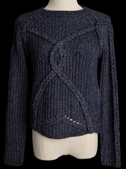 Guess Blue Polyester Sweater — photo 1