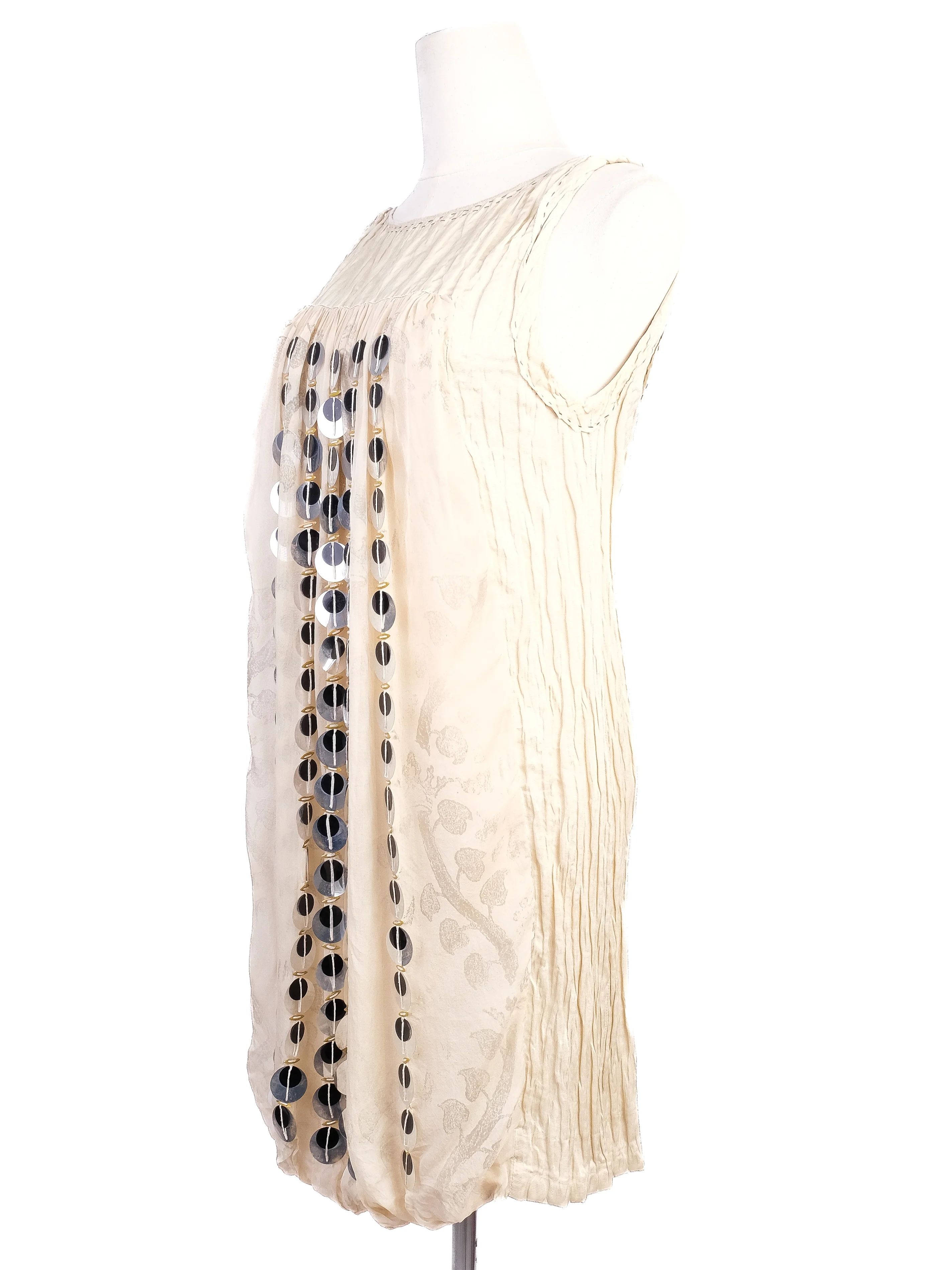 Alberta Ferreti Red Silk Casual Dress — 3