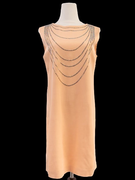 Moschino White Polyester Sleeveless Dress — 1