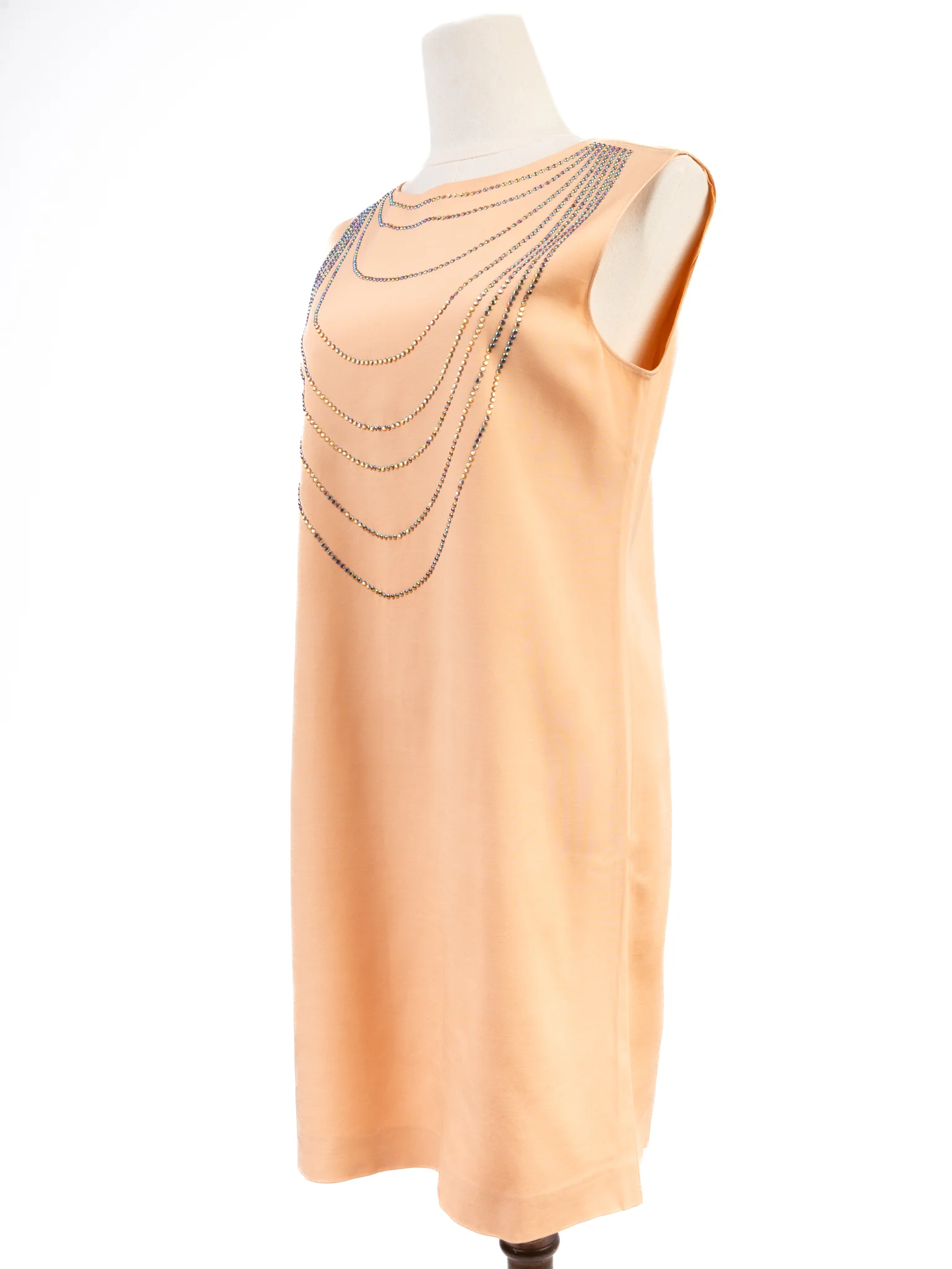 Moschino White Polyester Sleeveless Dress — 3