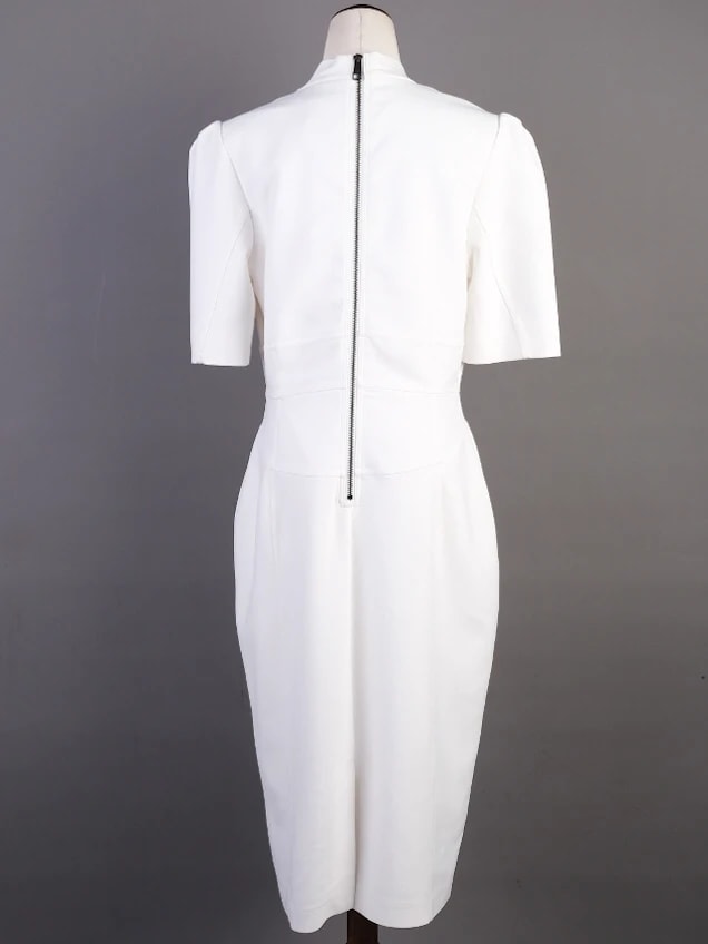 Burberry White Polyester Evening — 3