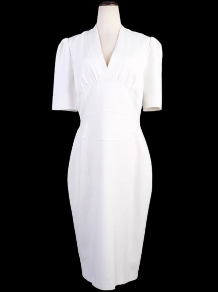 Burberry White Polyester Evening — 1