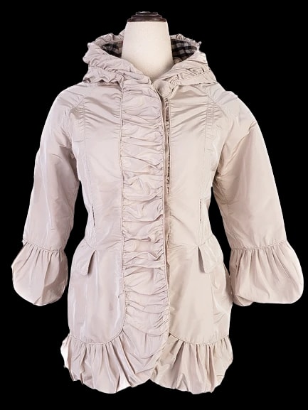 Burberry White Polyester Coat — 1