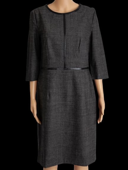 Hugo Boss Gray Cotton Casual Dress — photo 1