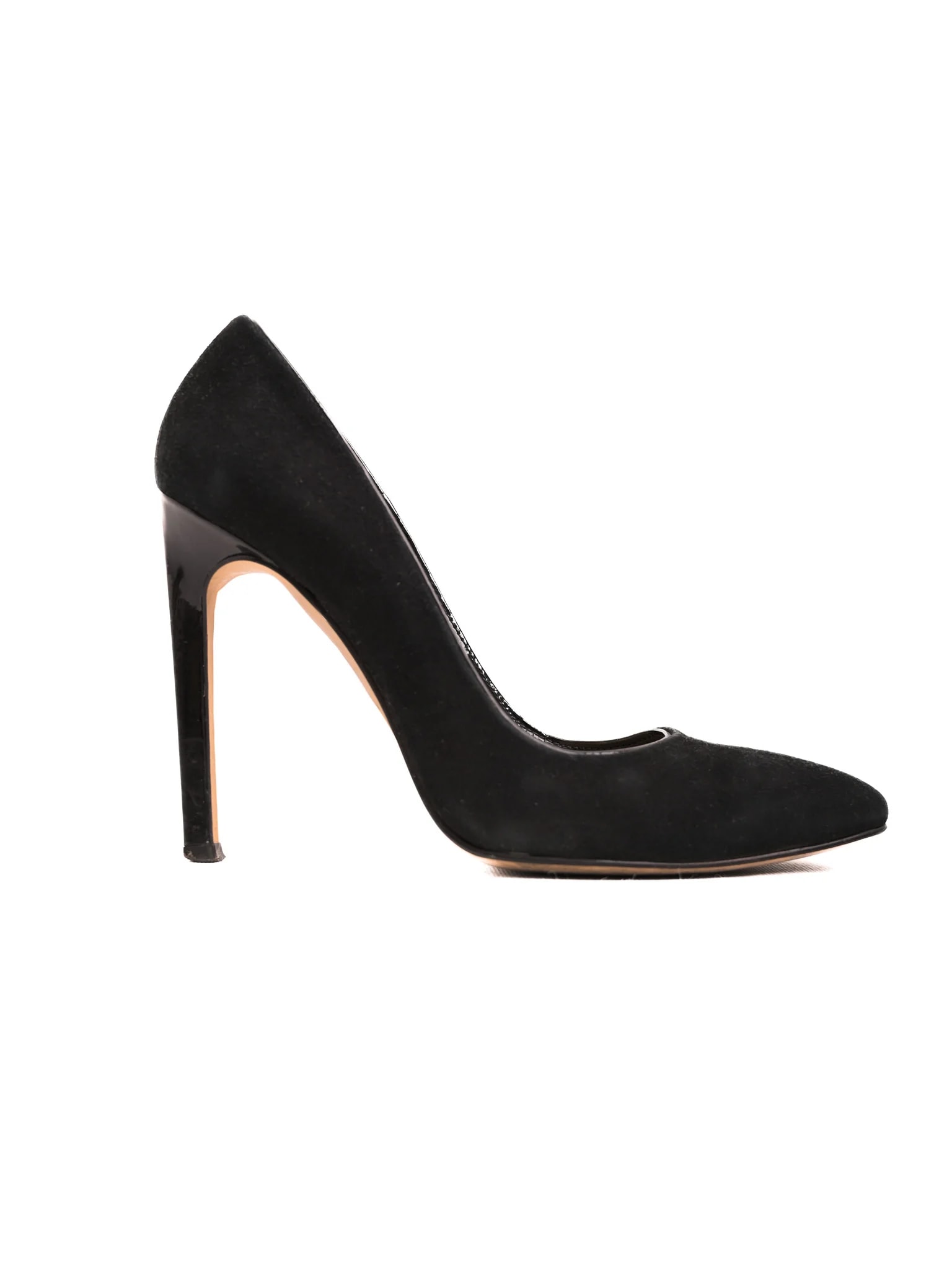 Pier Lucci Black Leather High Heel Pumps — 3