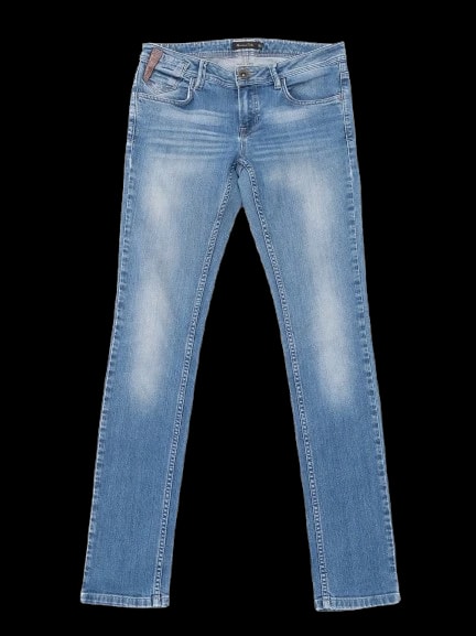 Massimo Dutti Blue Cotton Skinny Jeans — 1