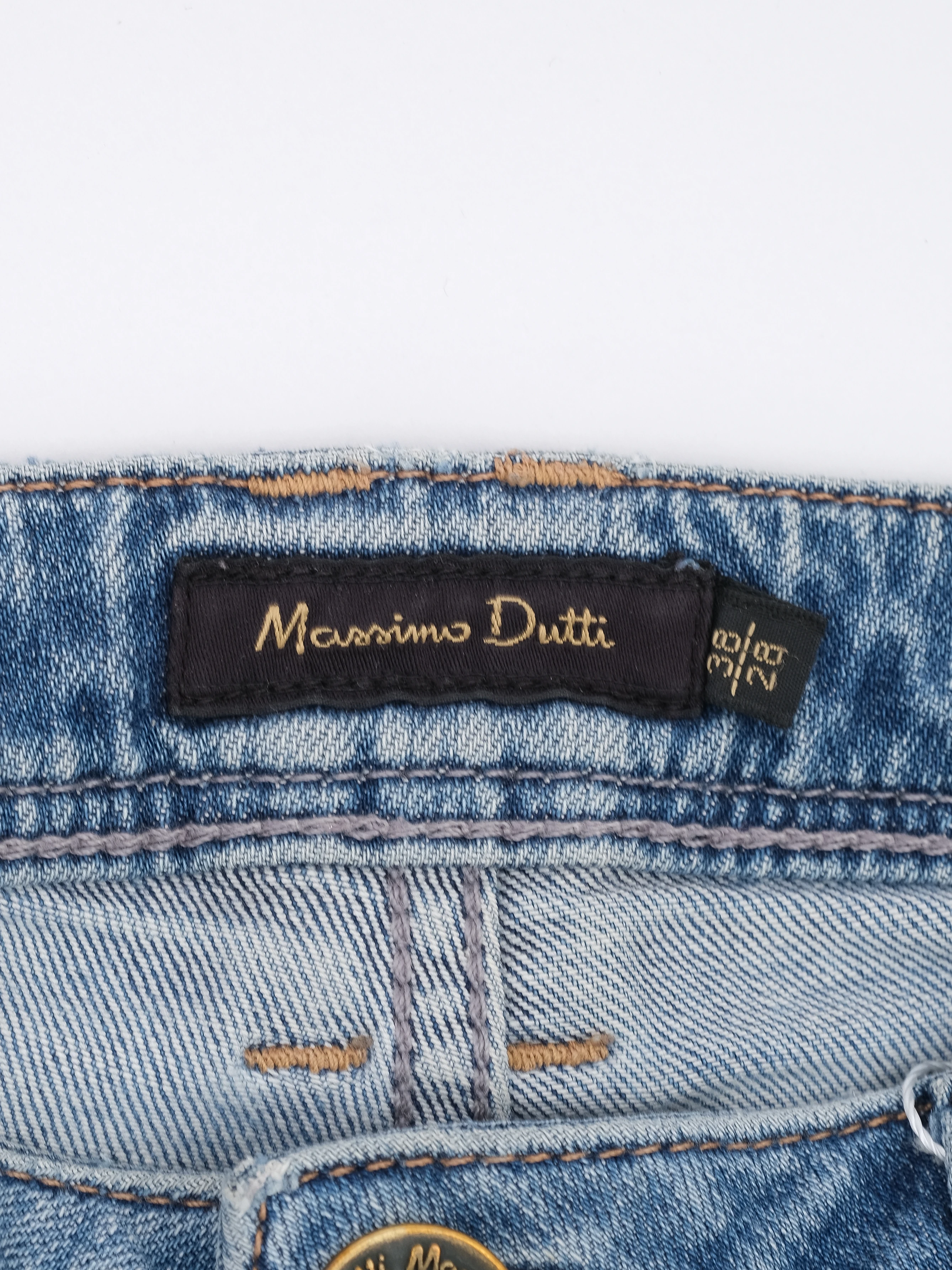 Massimo Dutti Blue Cotton Skinny Jeans — 2